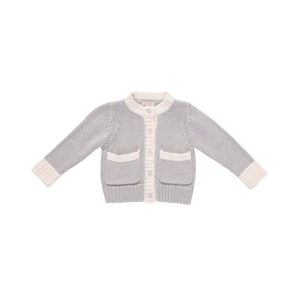 Pink Chicken Girls Girls Cali Sweater, Gray